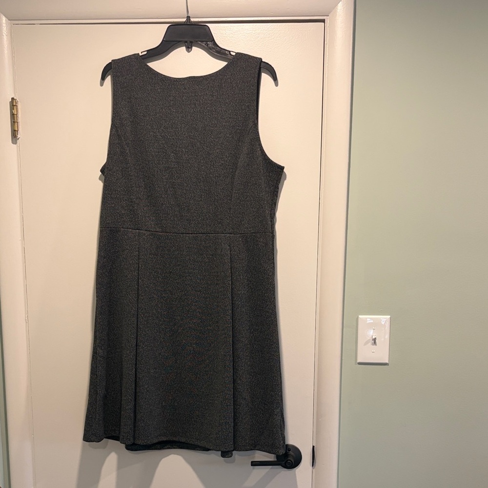 Banana Republic Charcoal Sleeveless Mini Dress